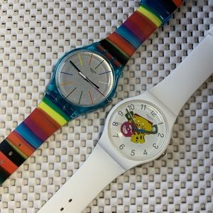 Swatch Watch Lot - 2 watches - SUOS106 & SUOW148